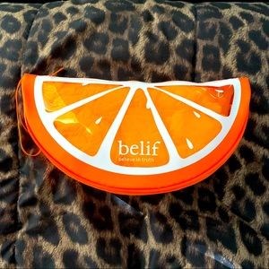 belif Orange Slice Makeup Bag